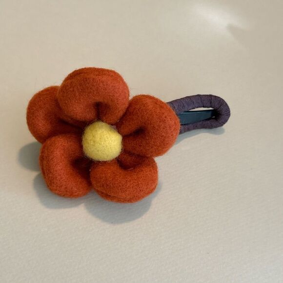 Boho flower hair clip #1436 - Picture 2 of 5